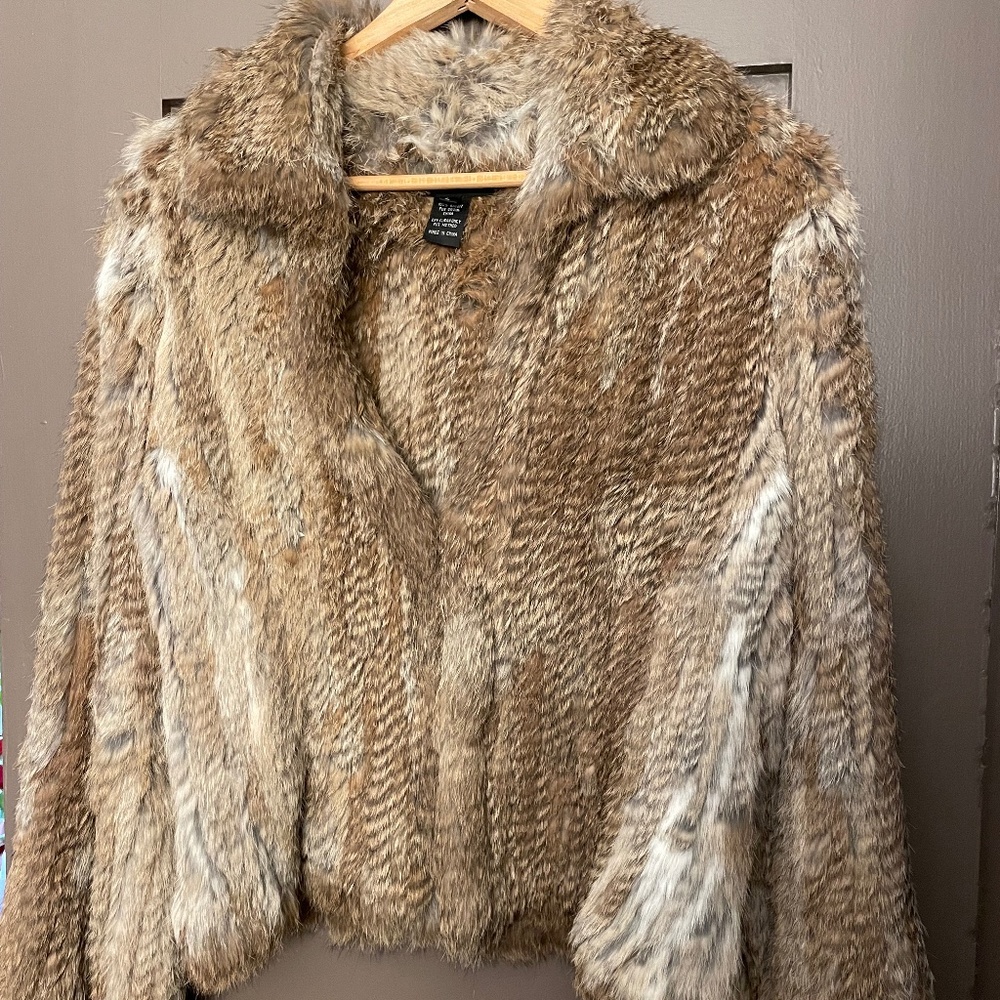 Rabbit Fur Jacket - Super Soft Excellent Condition
